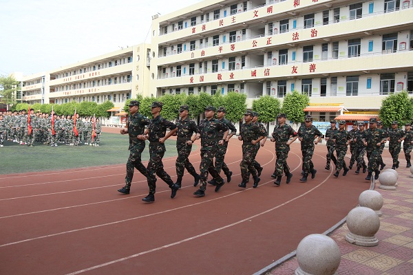 晋江晋兴职业中专学校举行2021级新生军训开营仪式