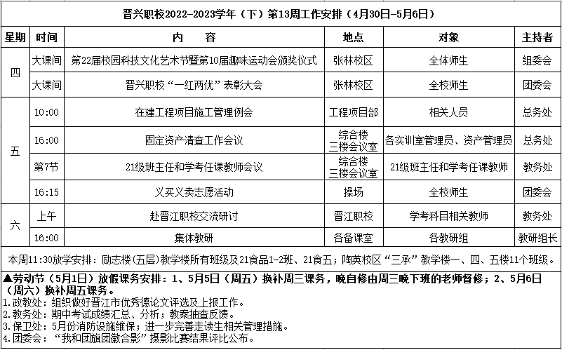 2022-2023学年（下）第13周工作安排.png
